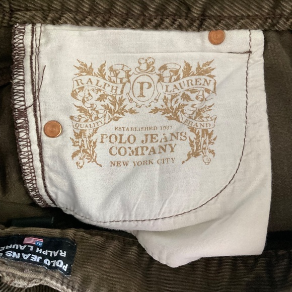 Vintage Polo Jeans Company  Bootcut Corduroy jeans Pants flare grunge academia 4 - Picture 7 of 13